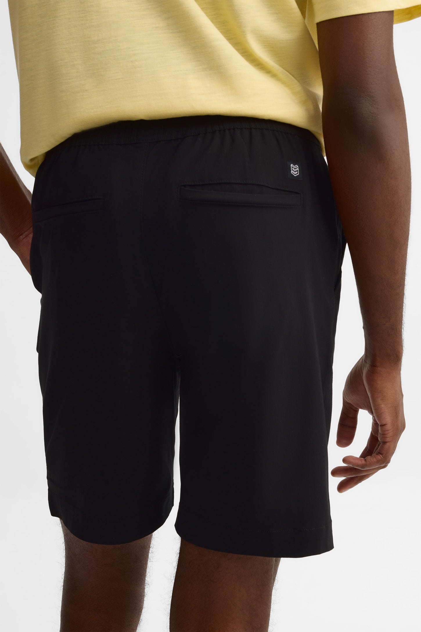 Short taille élastique - Homme && NOIR