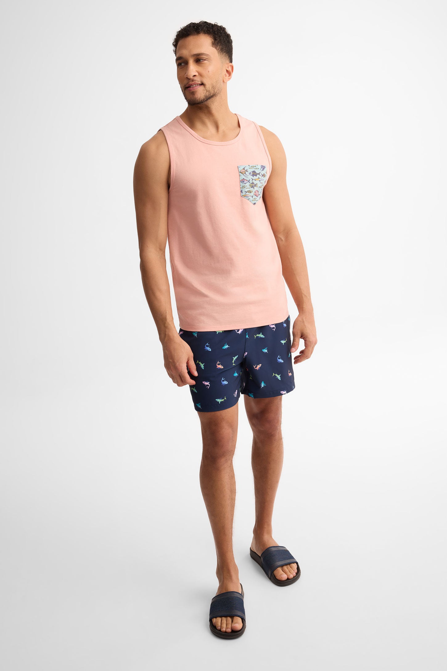 Camisole col rond coton, 2/30$ - Homme && ROSE