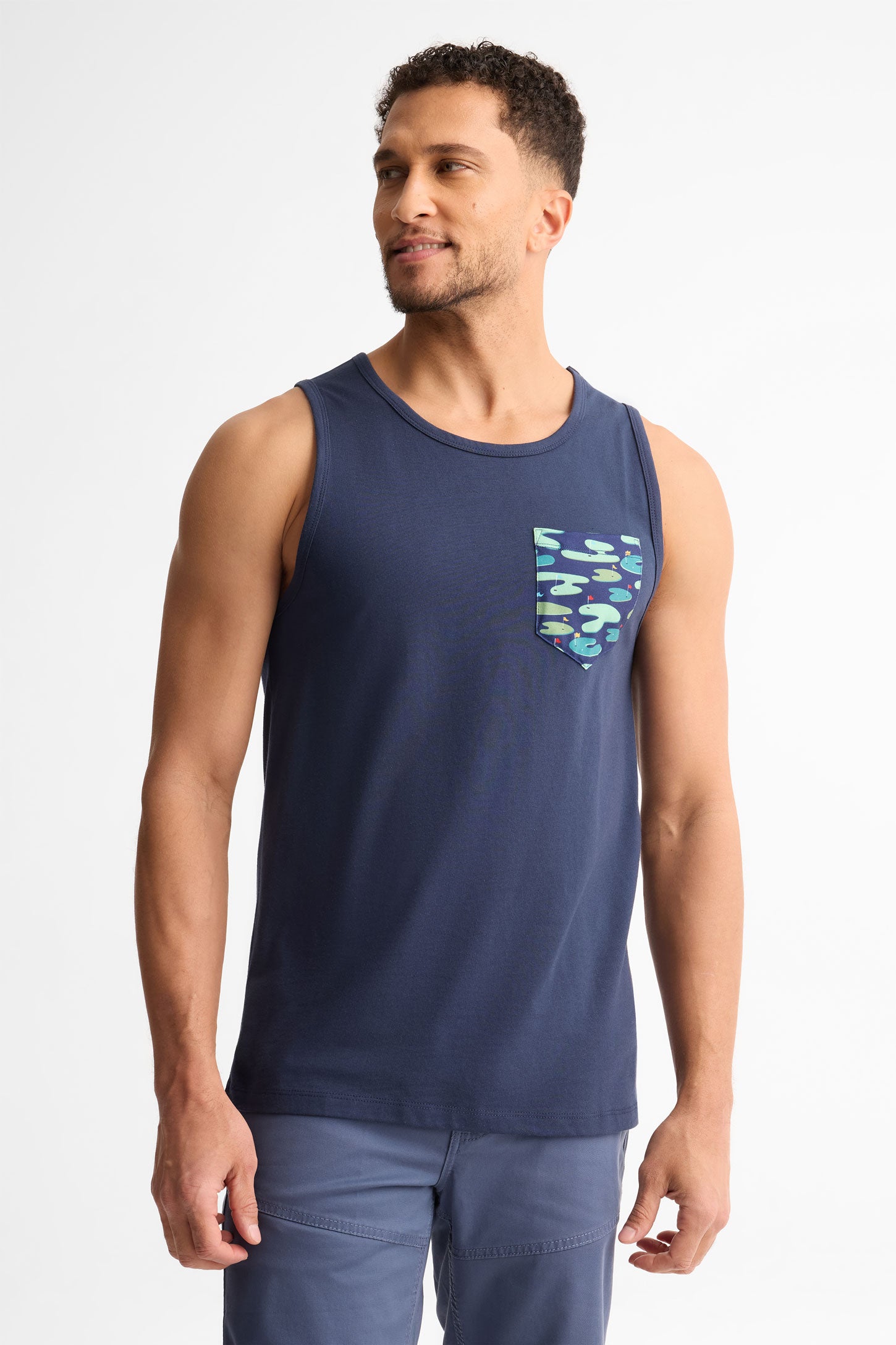 Camisole col rond coton, 2/30$ - Homme && MARIN