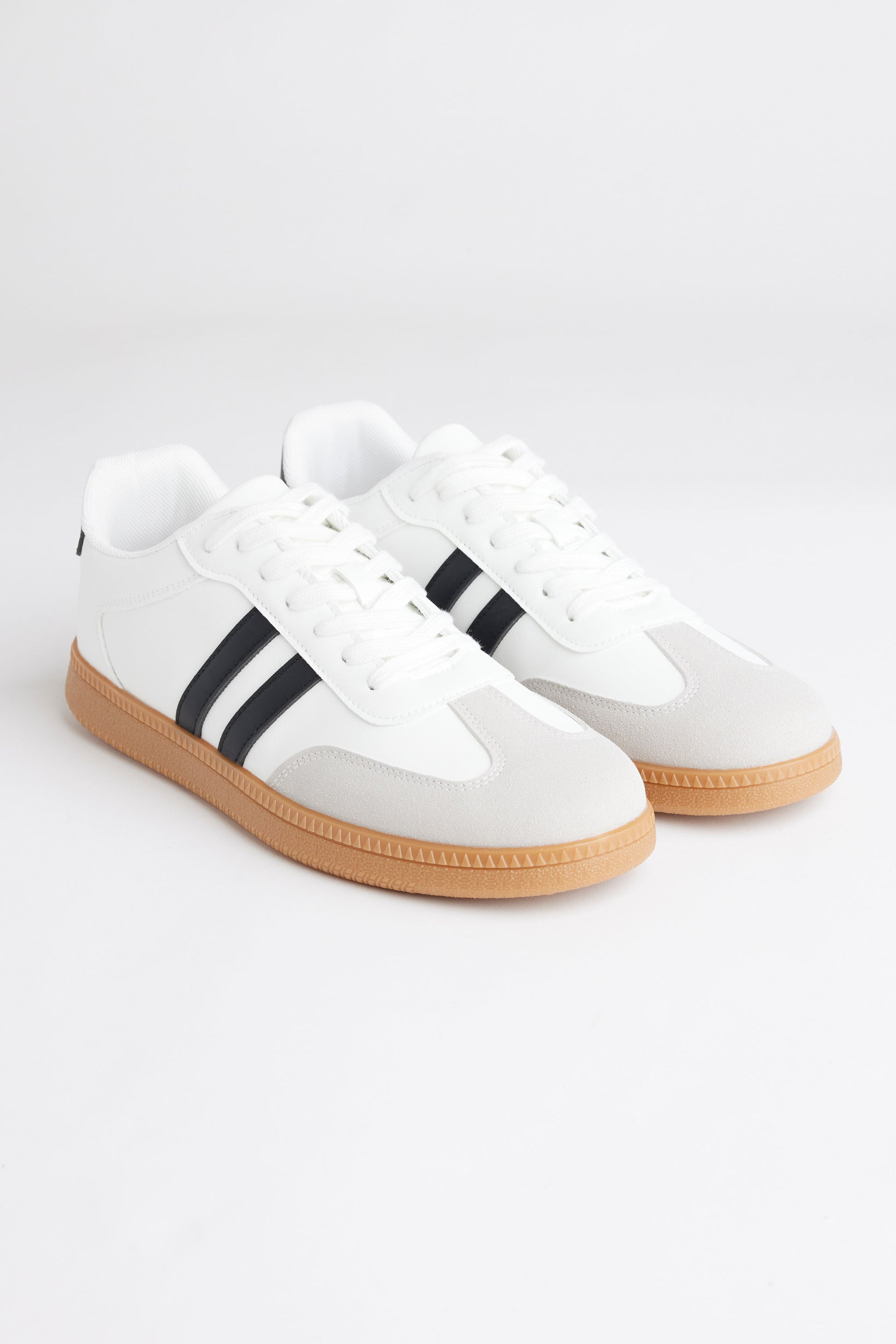 Baskets faux suède - Homme && BLANC