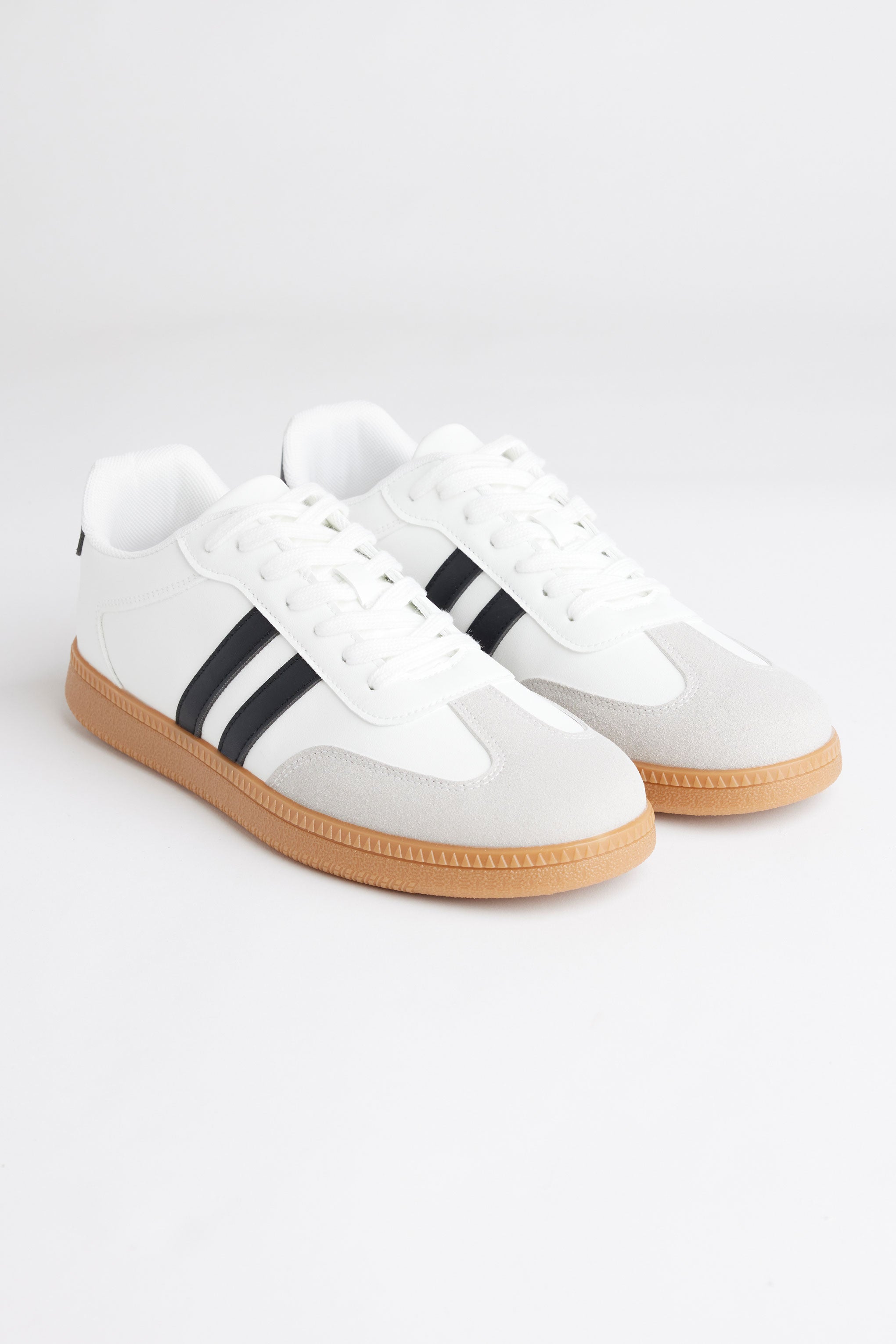 Baskets faux suède - Homme && BLANC
