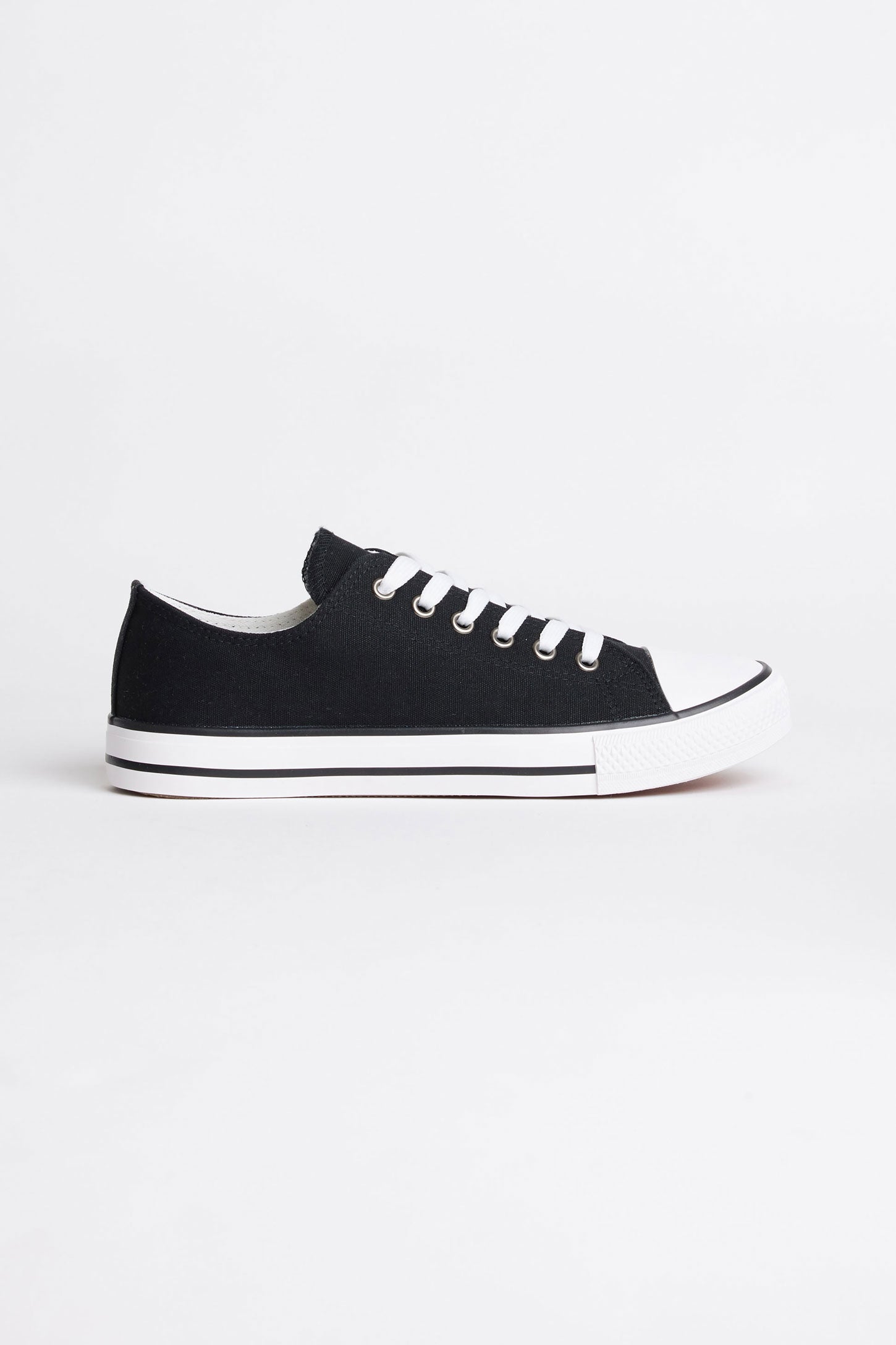 Chaussures en toile - Femme && NOIR