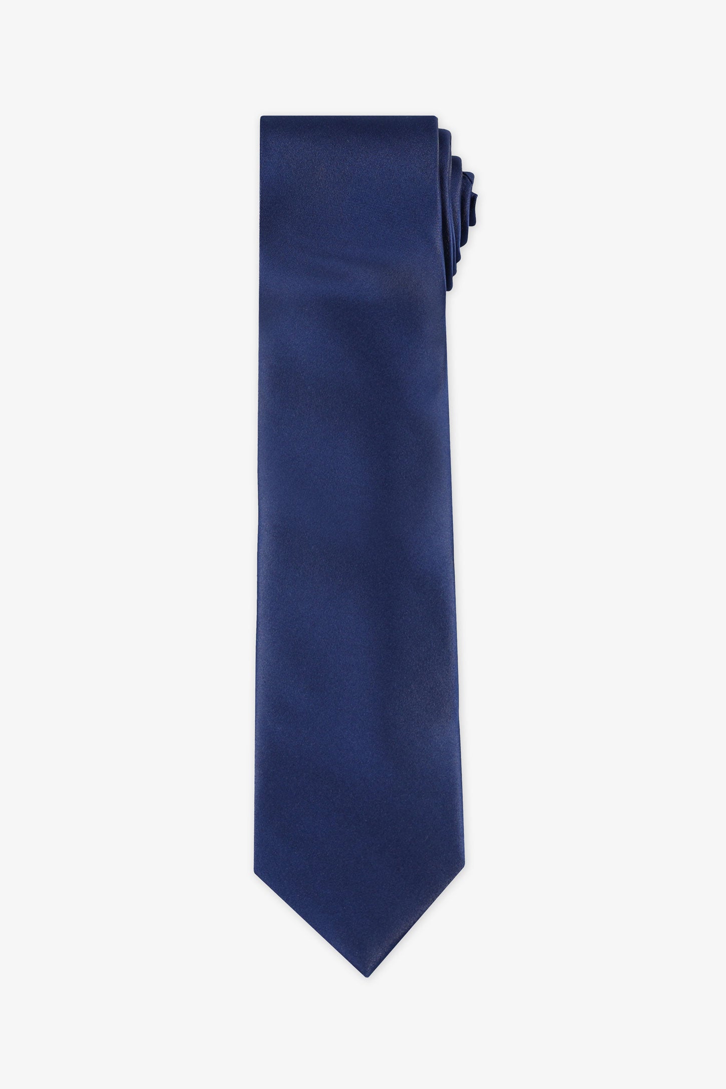 Cravate soie et modal - Homme && BLEU