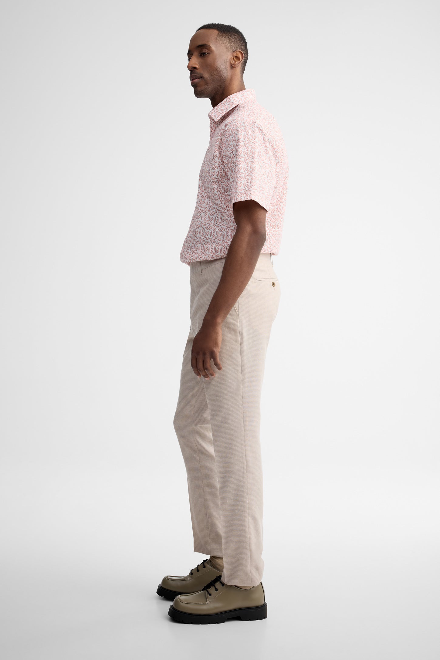 Pantalon lin habillé - Homme && BEIGE