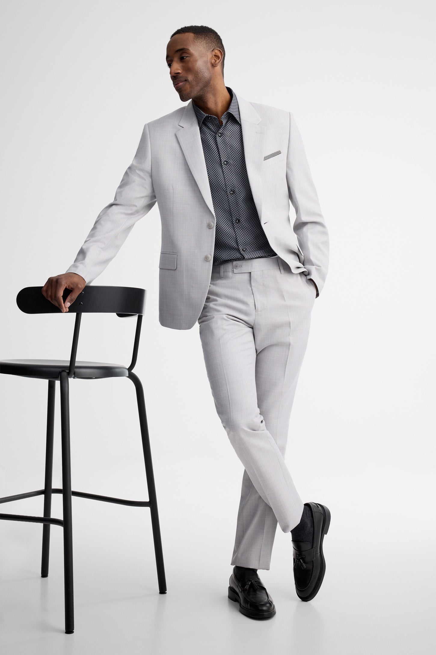 Veston habillé - Homme && GRIS