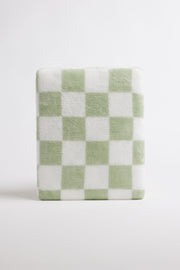 Jeté imprimé en peluche 50 x 60'' - Maison && VERT