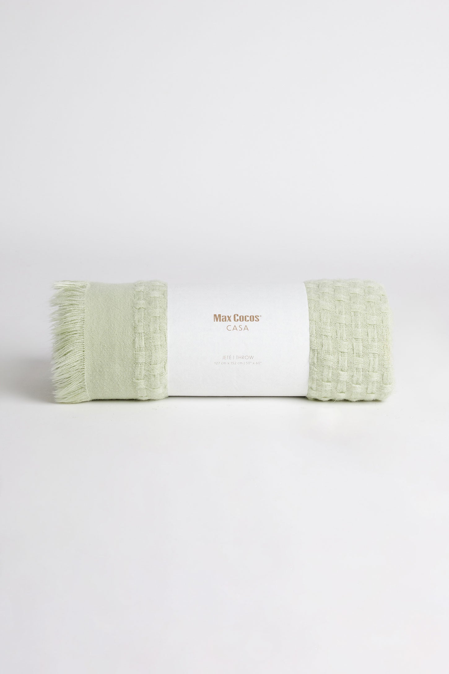 Jeté uni en microfibre 50x60 - Maison && VERT