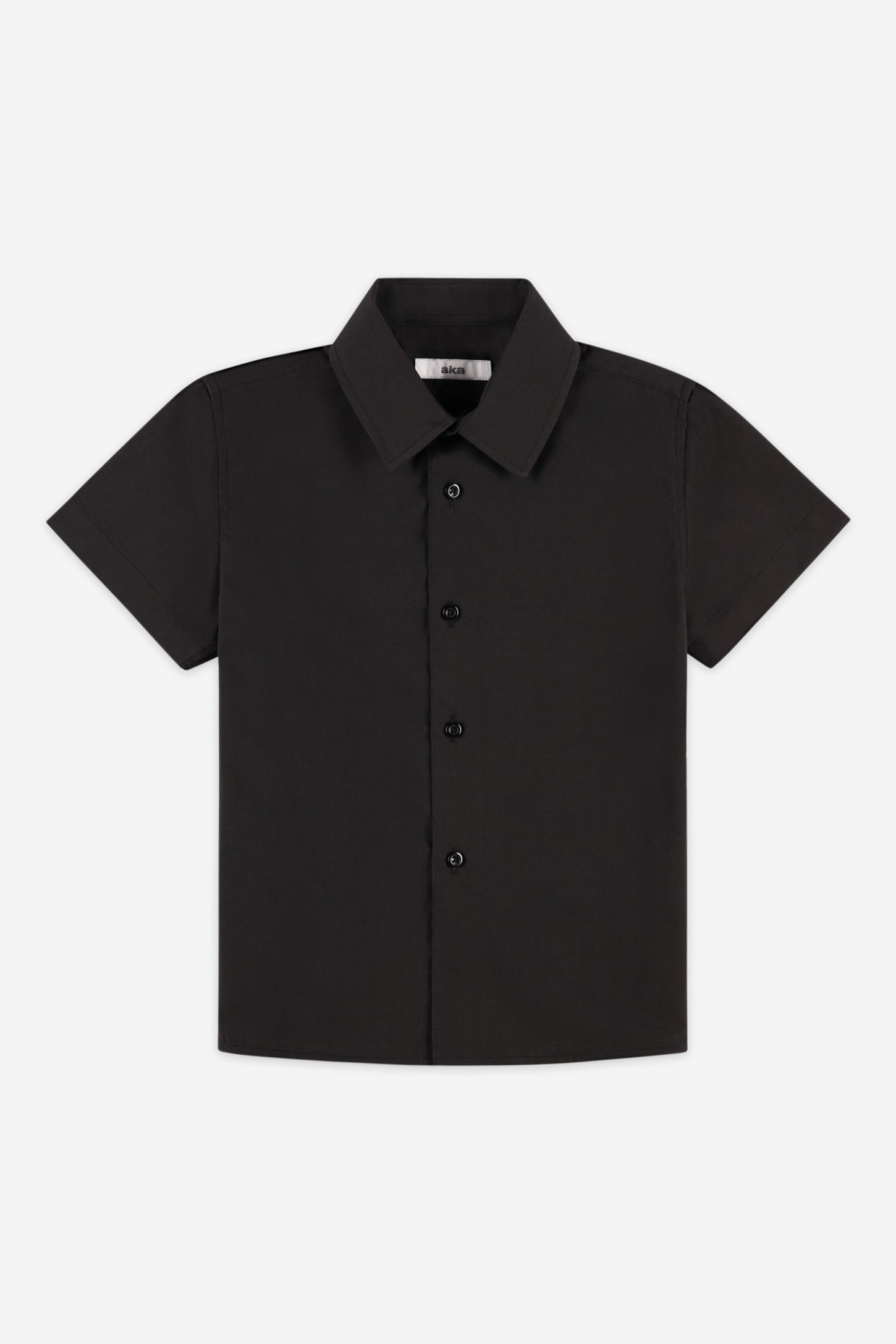 Chemise manches courte - Enfant garçon && NOIR