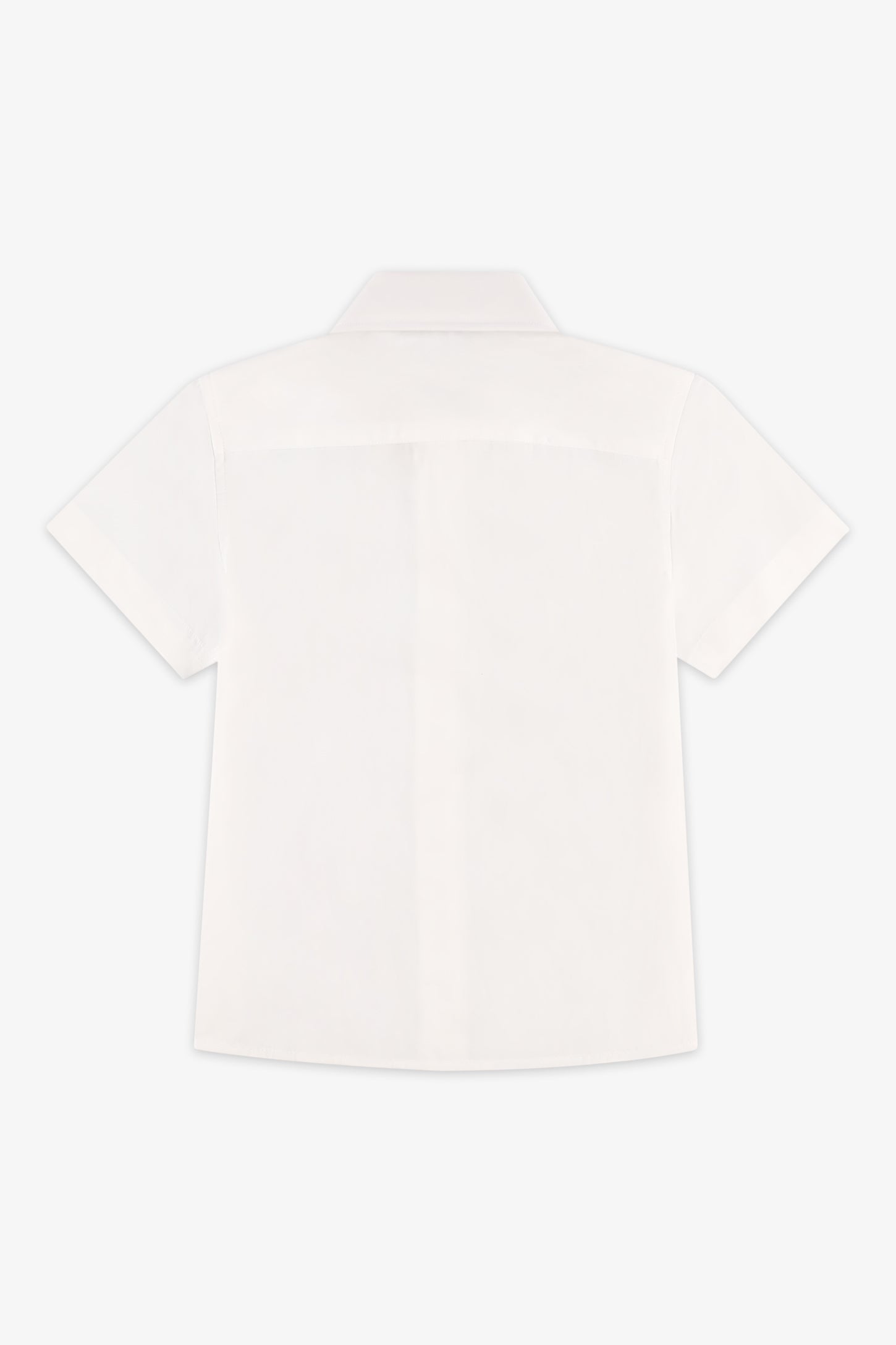 Chemise manches courte - Enfant garçon && BLANC