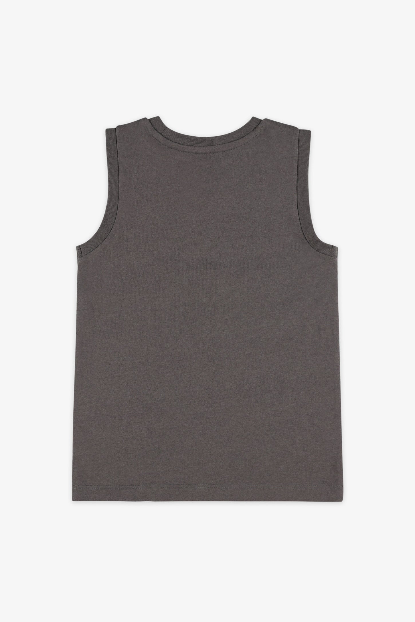Camisole col rond coton, 2/20$ - Enfant garçon && NOIR