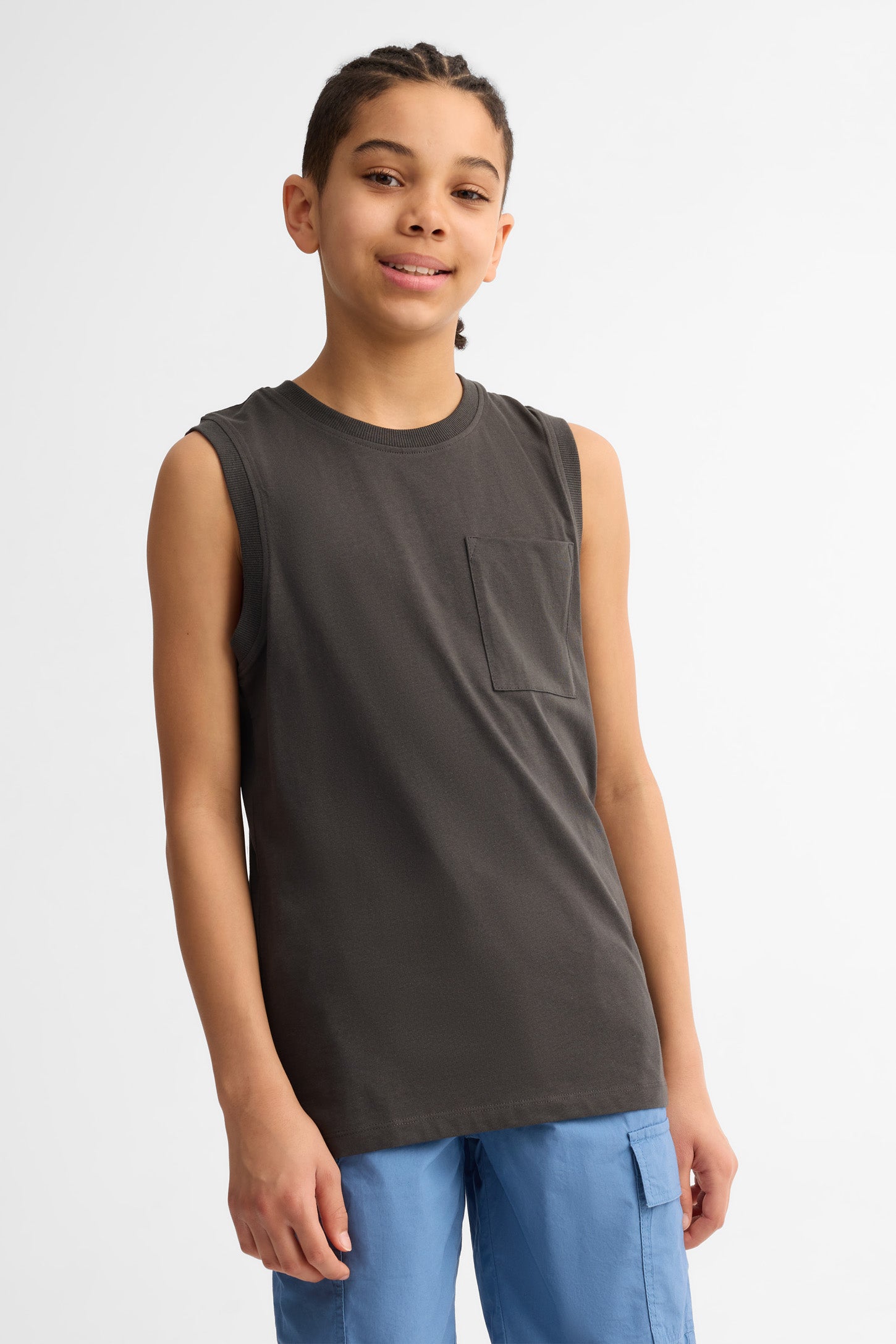 Camisole à poche, 2/25$ - Ado garçon && NOIR