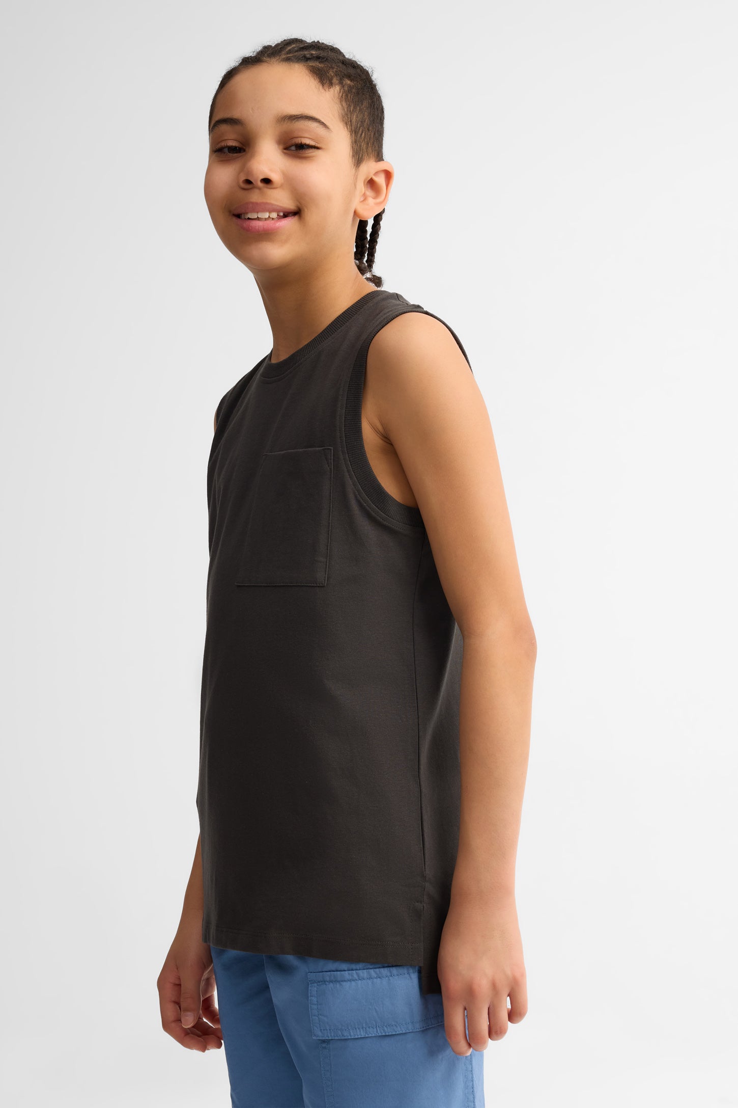 Camisole à poche, 2/25$ - Ado garçon && NOIR