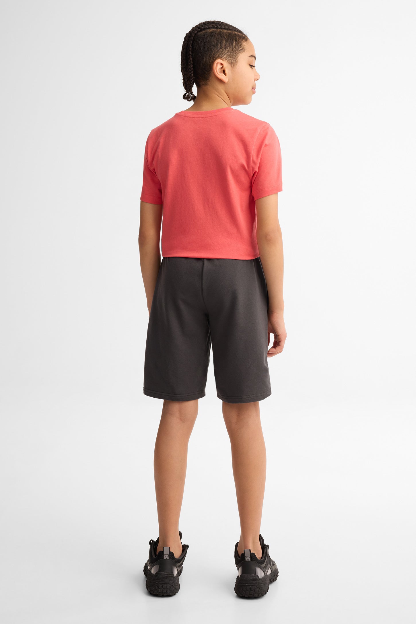 Lot de 2 shorts coton ouaté - Ado garçon && OLIVE