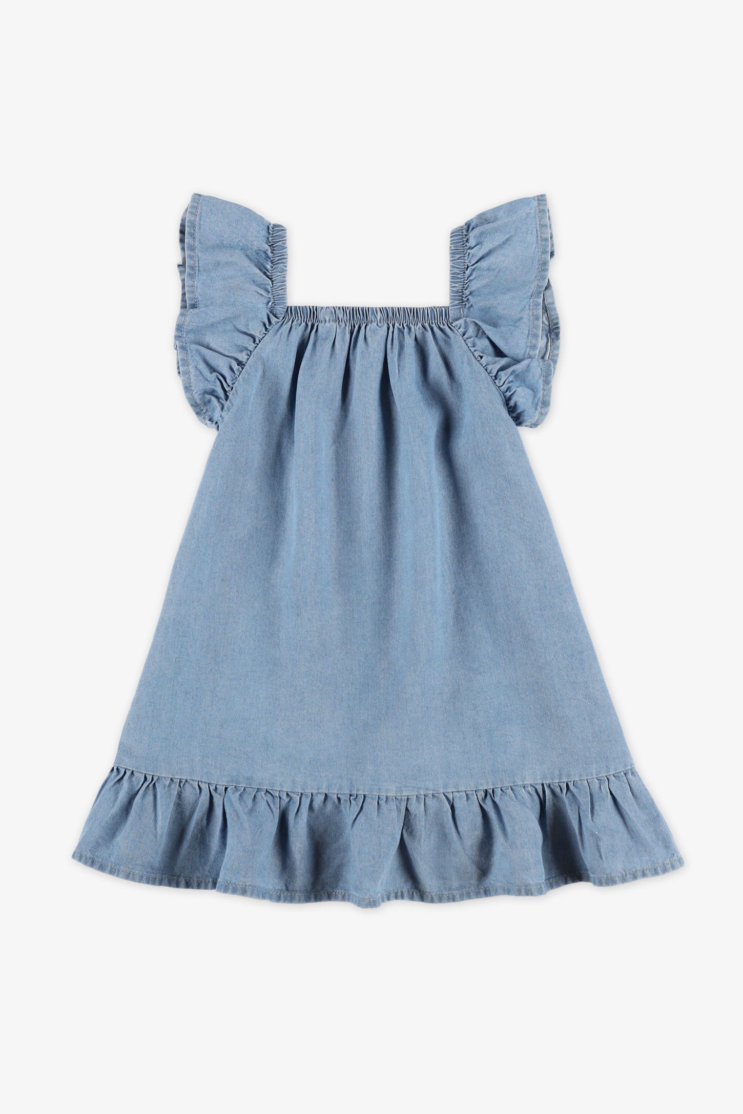Chemise en chambray avec poches Fille, | Milano