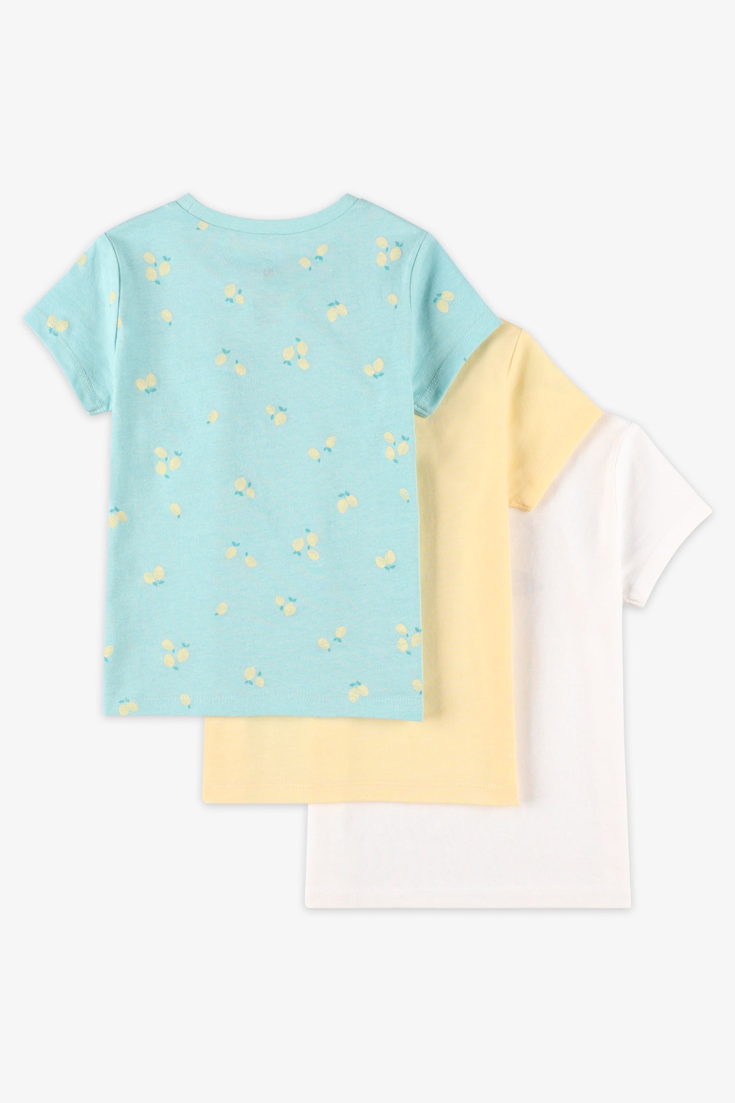 Lot de 3 t-shirts coton - Bébé fille && BLANC