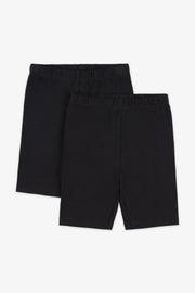 Lot de 2 cuissards en coton - Bébé fille && NOIR