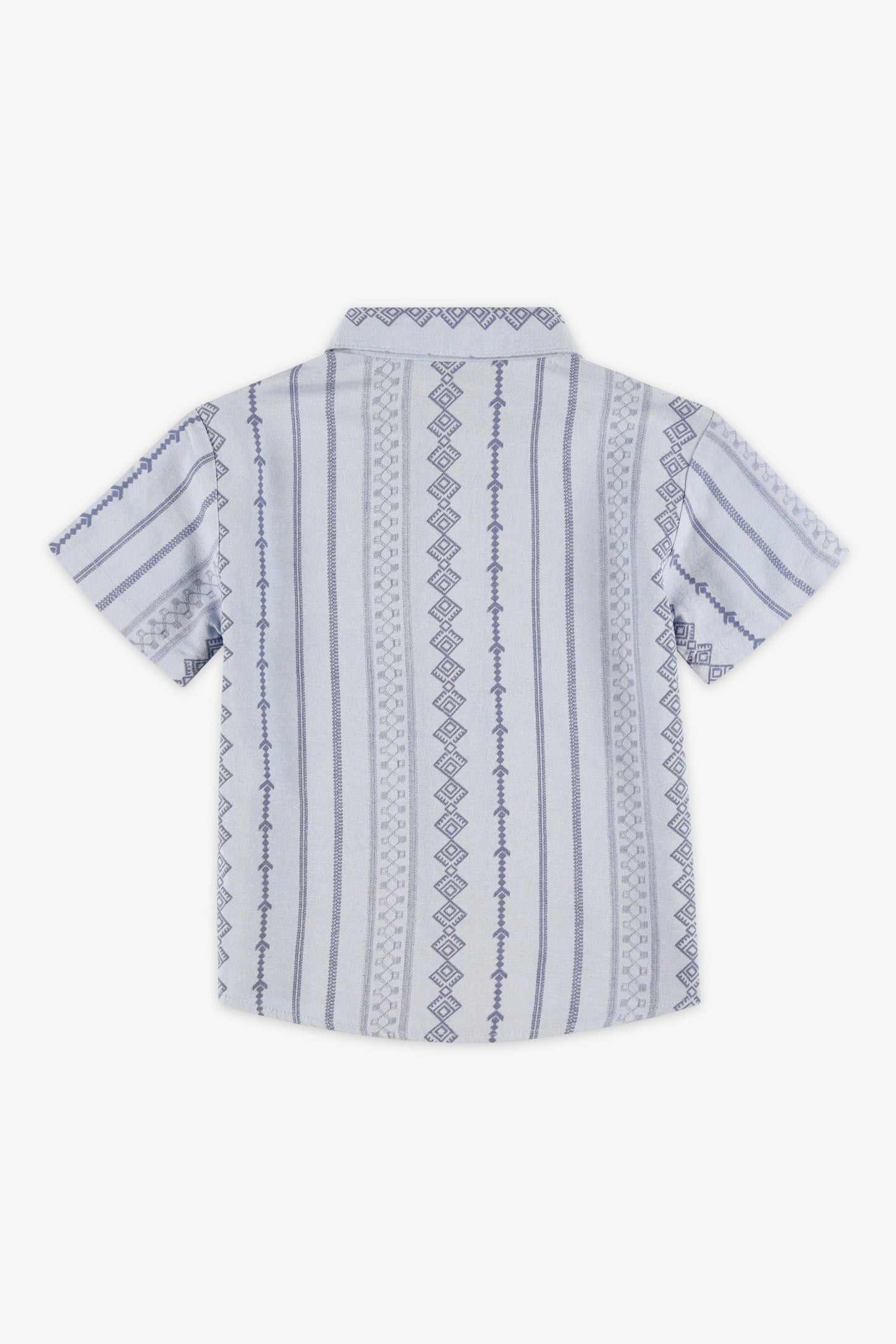 Chemise manches courtes nœud papillon, 2T-3T - Bébé garçon && BLEU MULTI