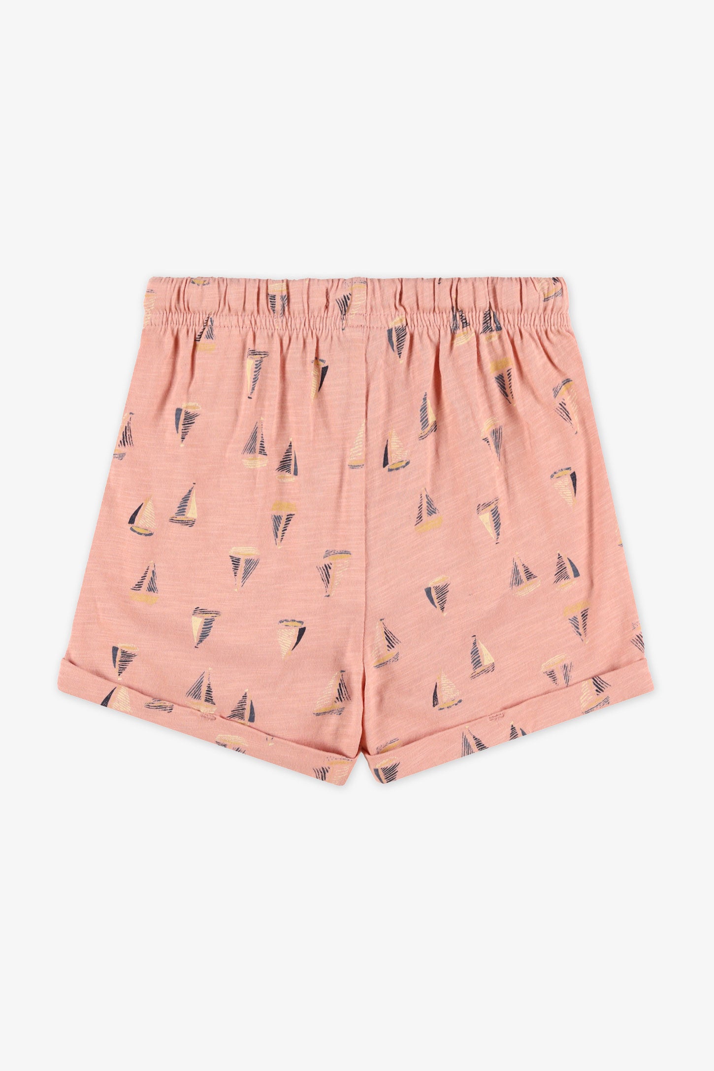 Short taille élastique en coton, 2T-3T - Bébé garçon && ROSE MULTI