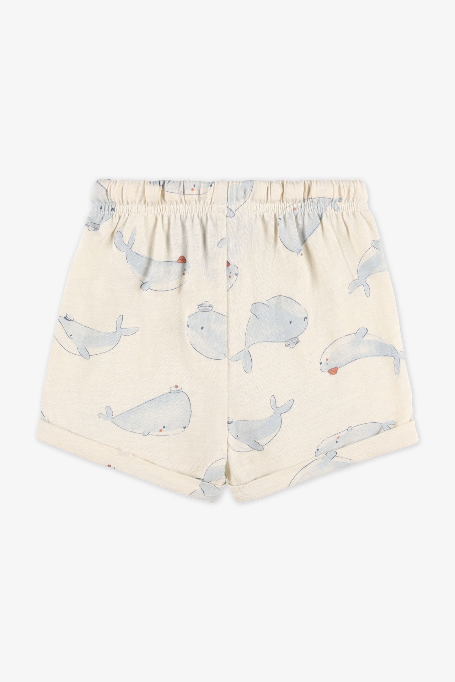 Short taille élastique en coton, 2T-3T - Bébé garçon && BEIGE/MULTI