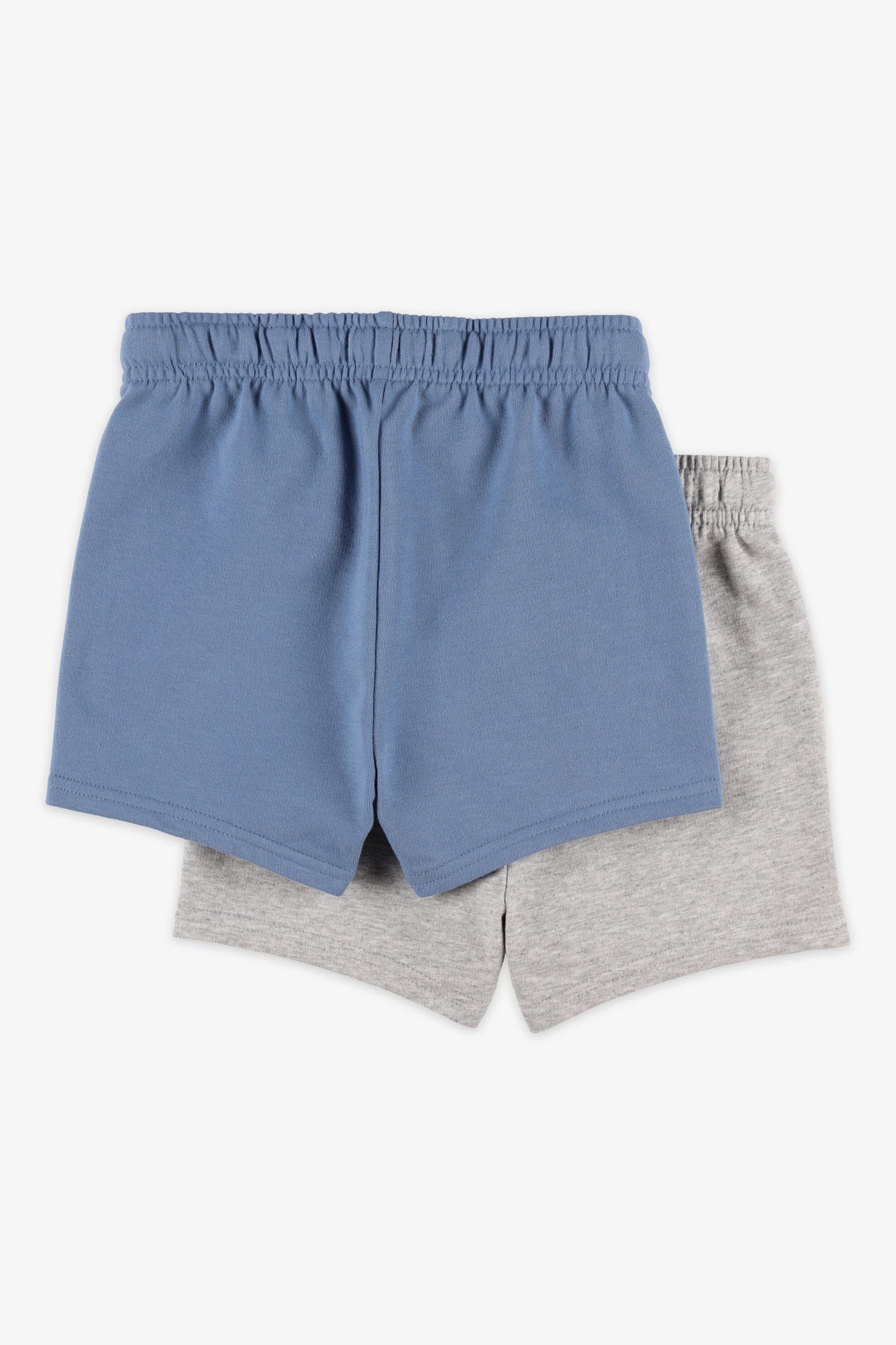Lot de 2 shorts coton - Bébé garçon && GRIS MIXTE