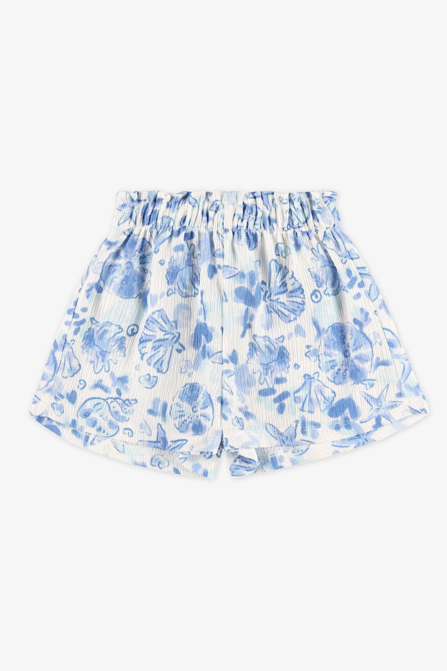 Short ''paperbag'' - Enfant fille && BLANC MULTI