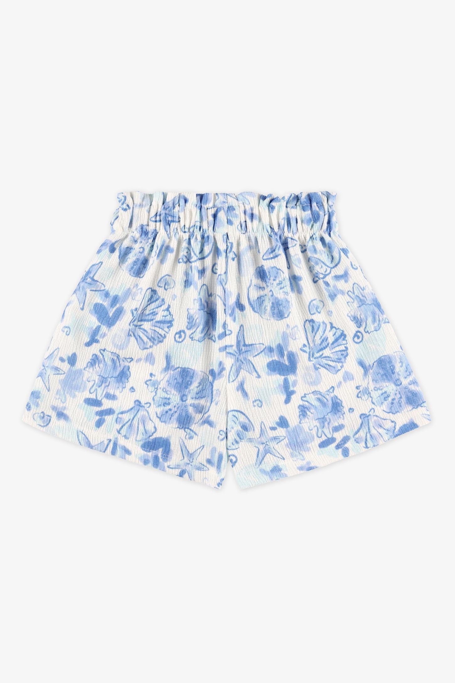 Short ''paperbag'' - Enfant fille && BLANC MULTI