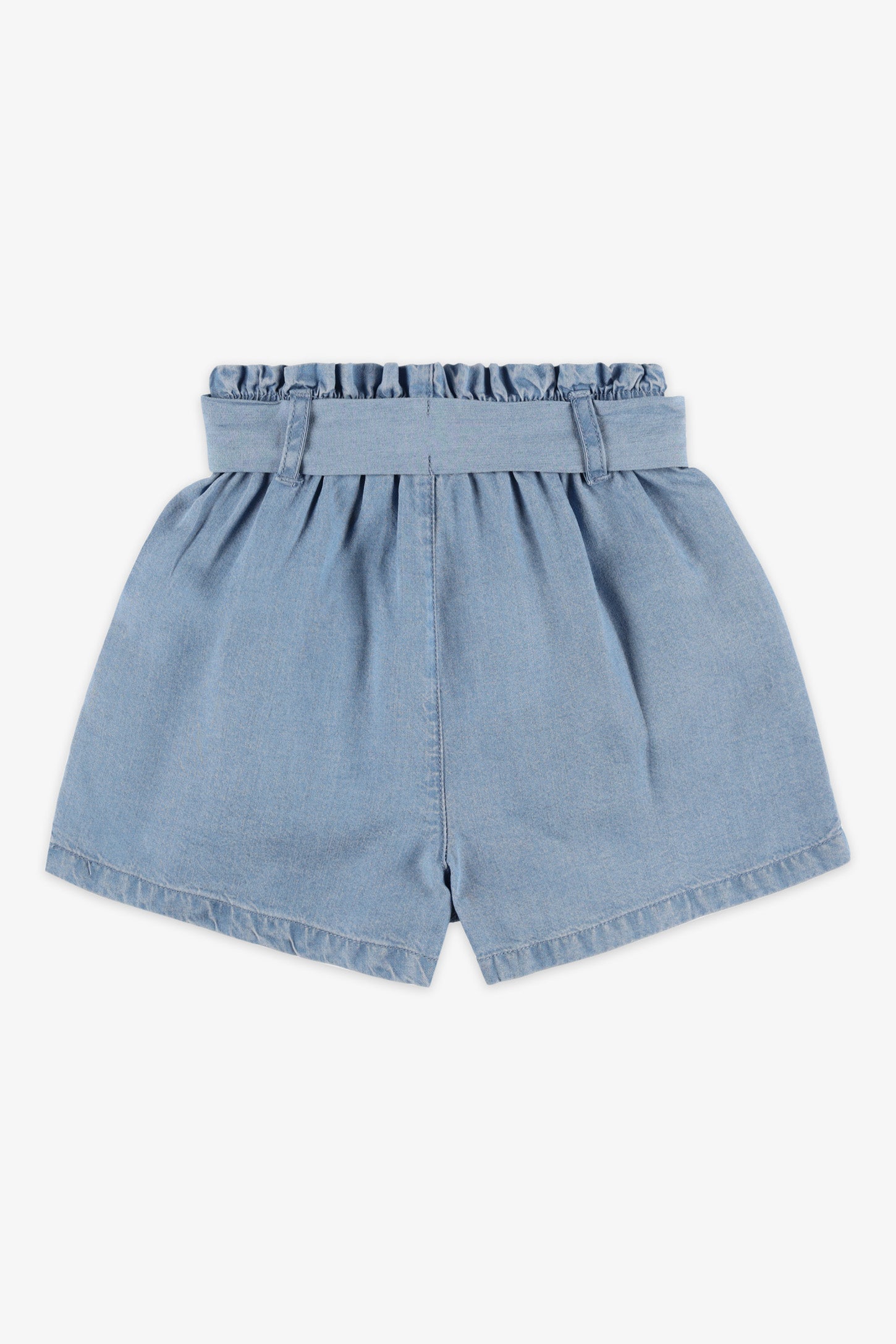 Short ''paperbag'' - Enfant fille && BLEU PALE