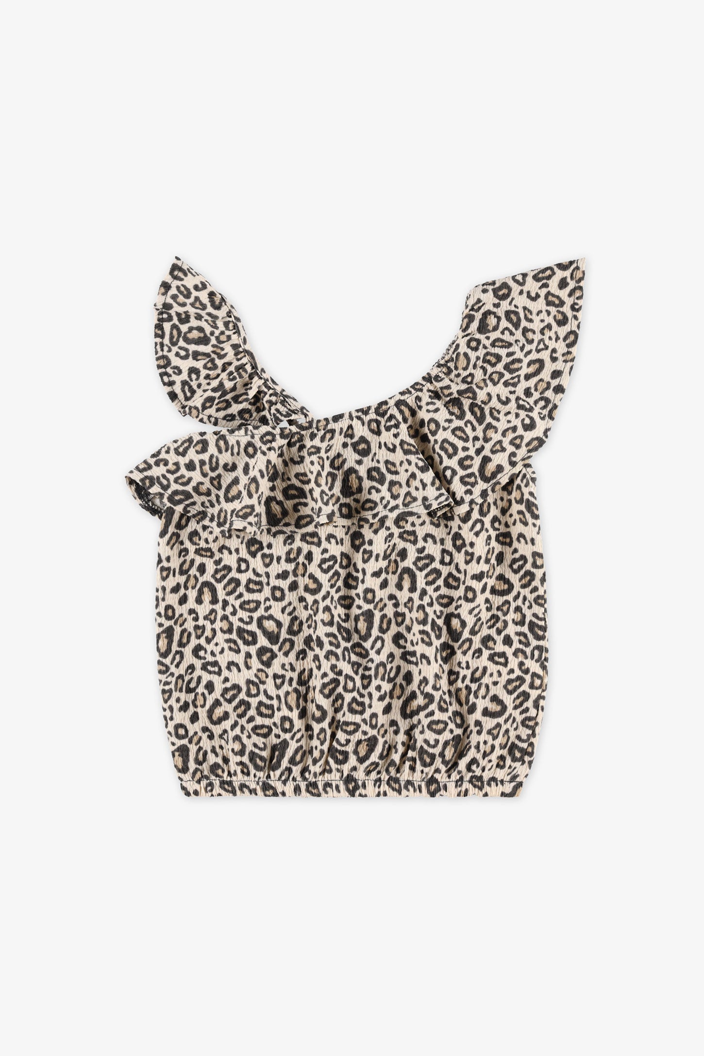 Camisole asymétrique à volants - Enfant fille && BEIGE/MULTI