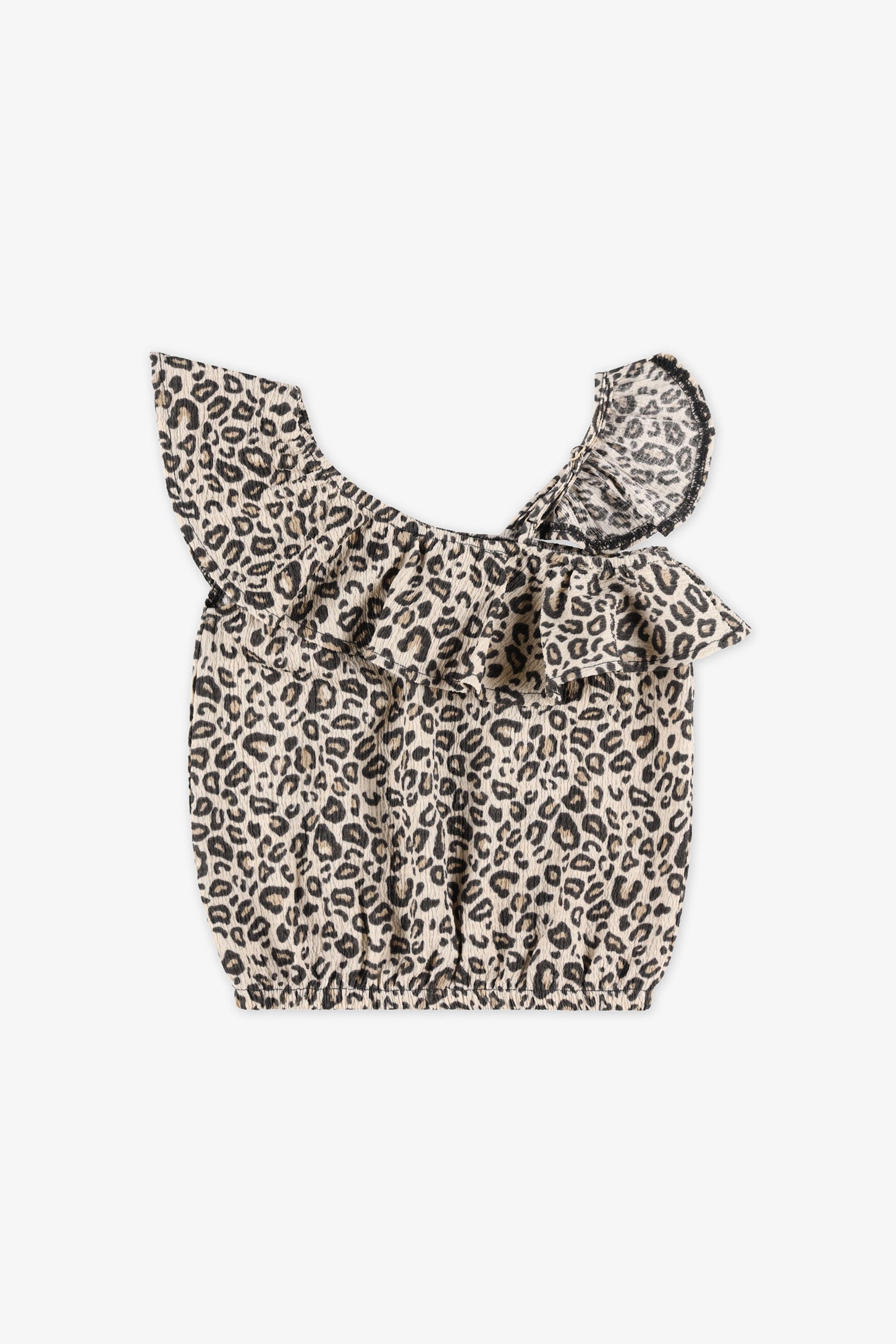Camisole asymétrique à volants - Enfant fille && BEIGE/MULTI