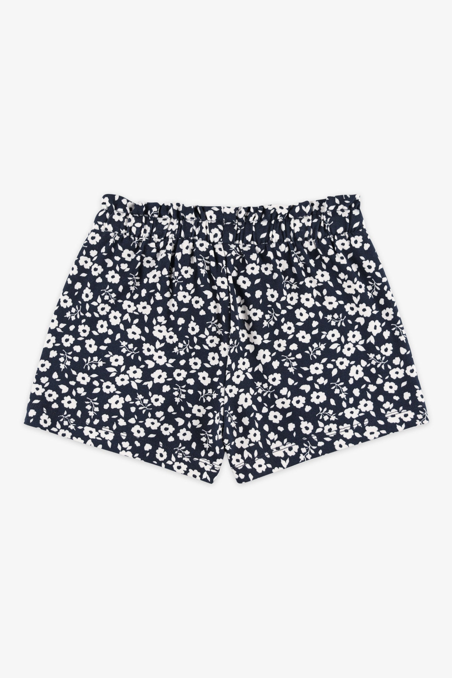 Short taille élastique en moss, 2/20$ - Enfant fille && BLEU MARINE MUL