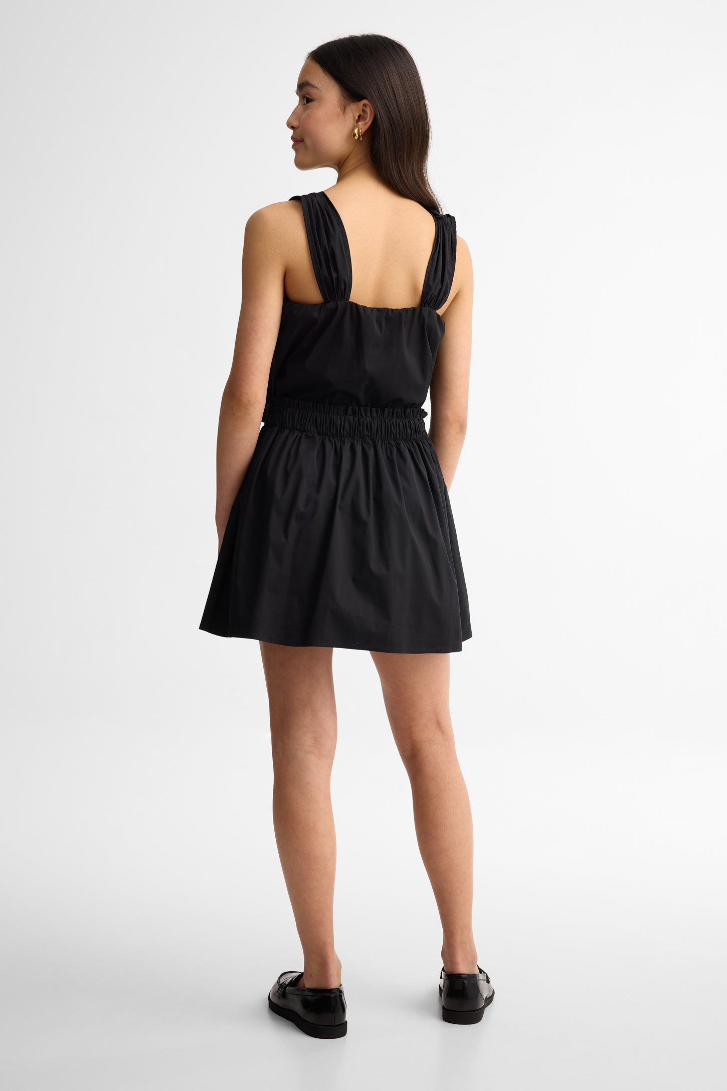 Jupe ''paperbag'' - Ado fille && NOIR