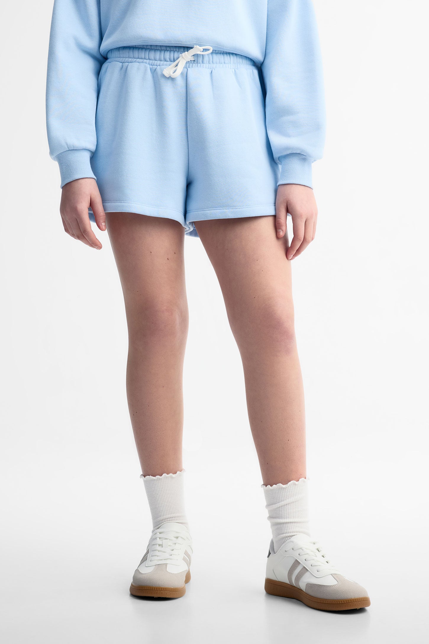 Short coton ouaté - Ado fille && BLEU