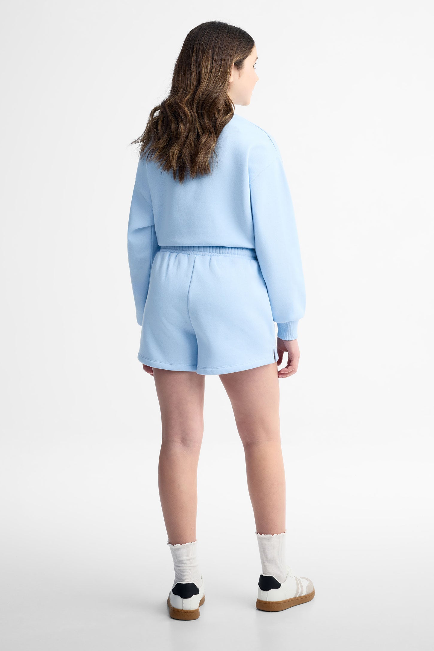 Short coton ouaté - Ado fille && BLEU