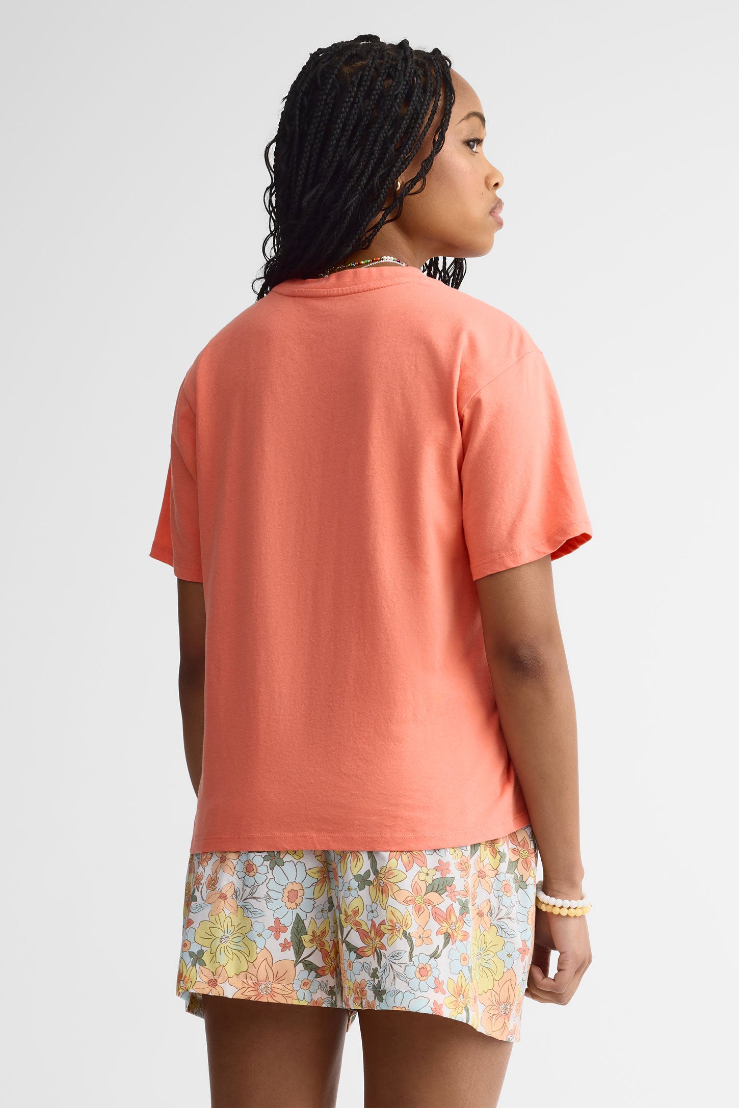 T-shirt coupe ''boyfriend'' - Femme && CORAIL