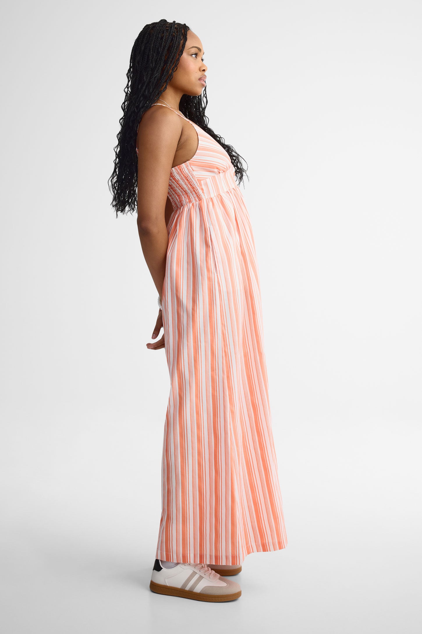 Combinaison jambe large challis - Femme && ROSE MULTI