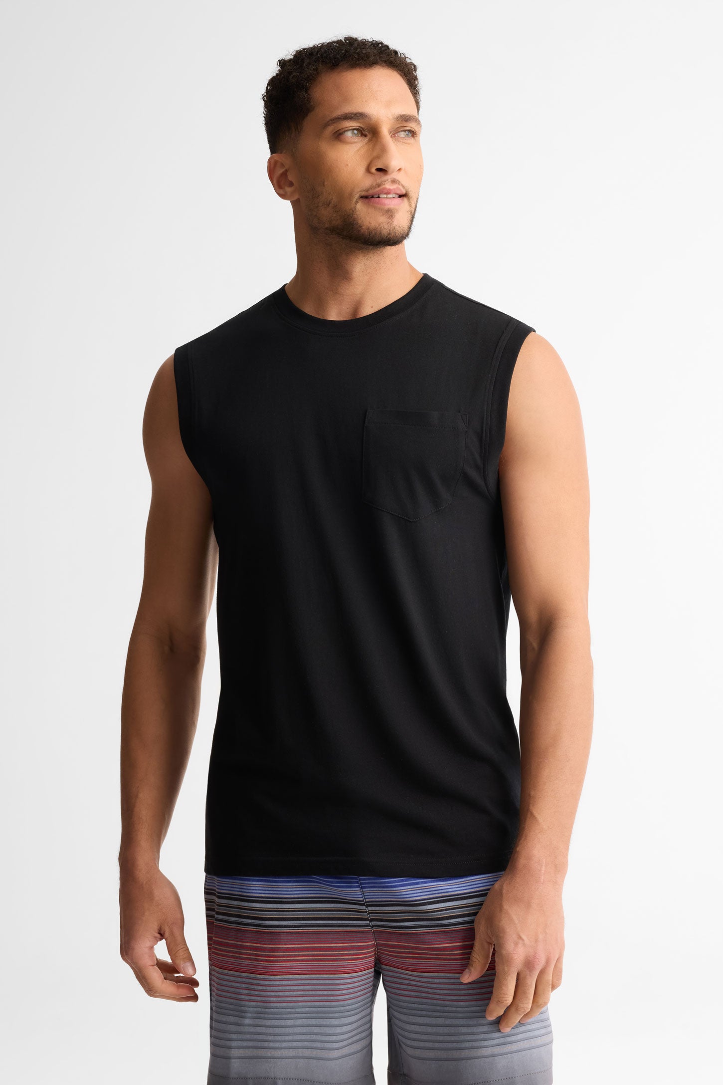 Camisole muscle coton. 2/30$ - Homme && NOIR