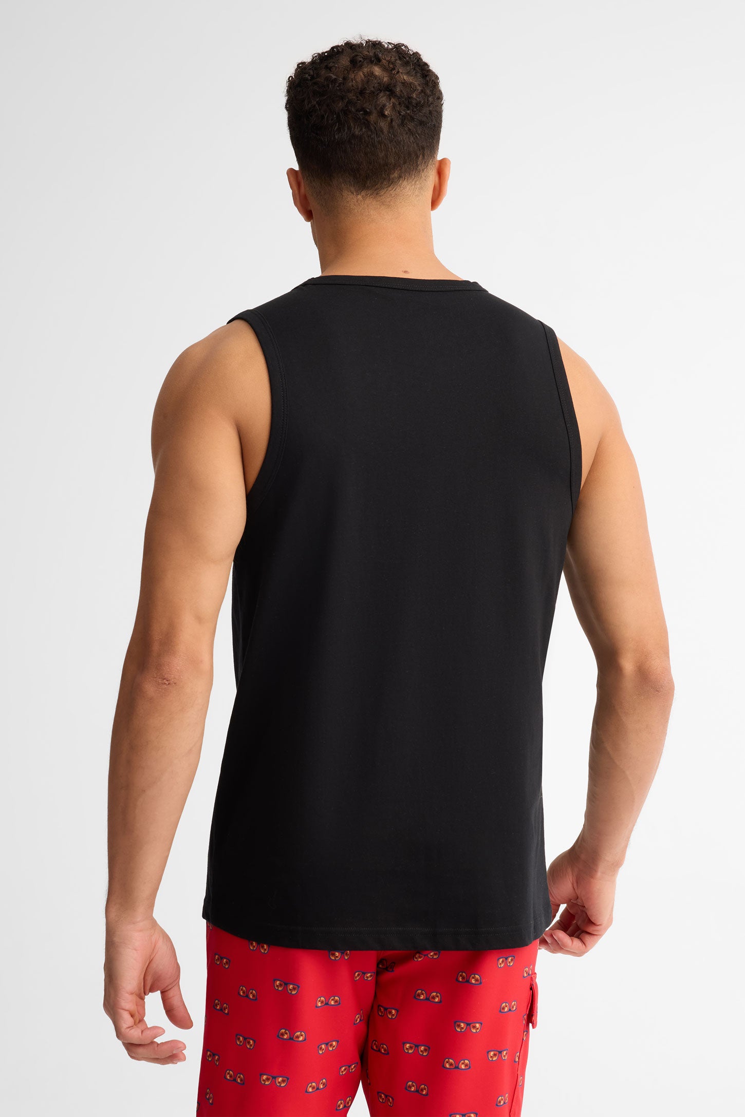 Camisole col rond coton, 2/30$ - Homme && NOIR