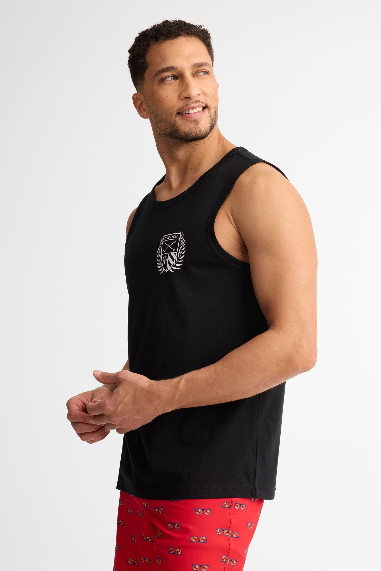 Camisole col rond coton, 2/30$ - Homme && NOIR