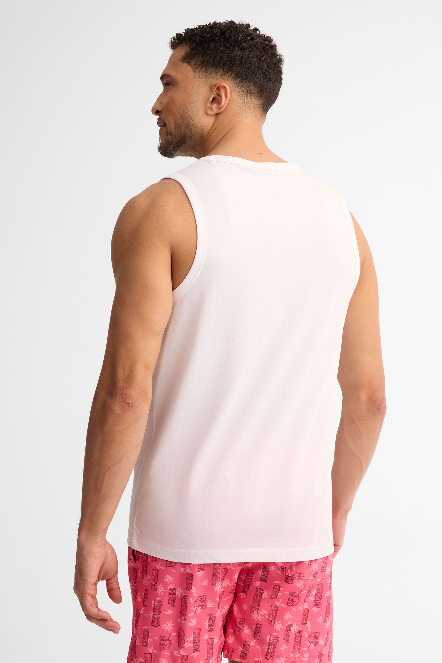 Camisole col rond coton, 2/30$ - Homme && BLANC