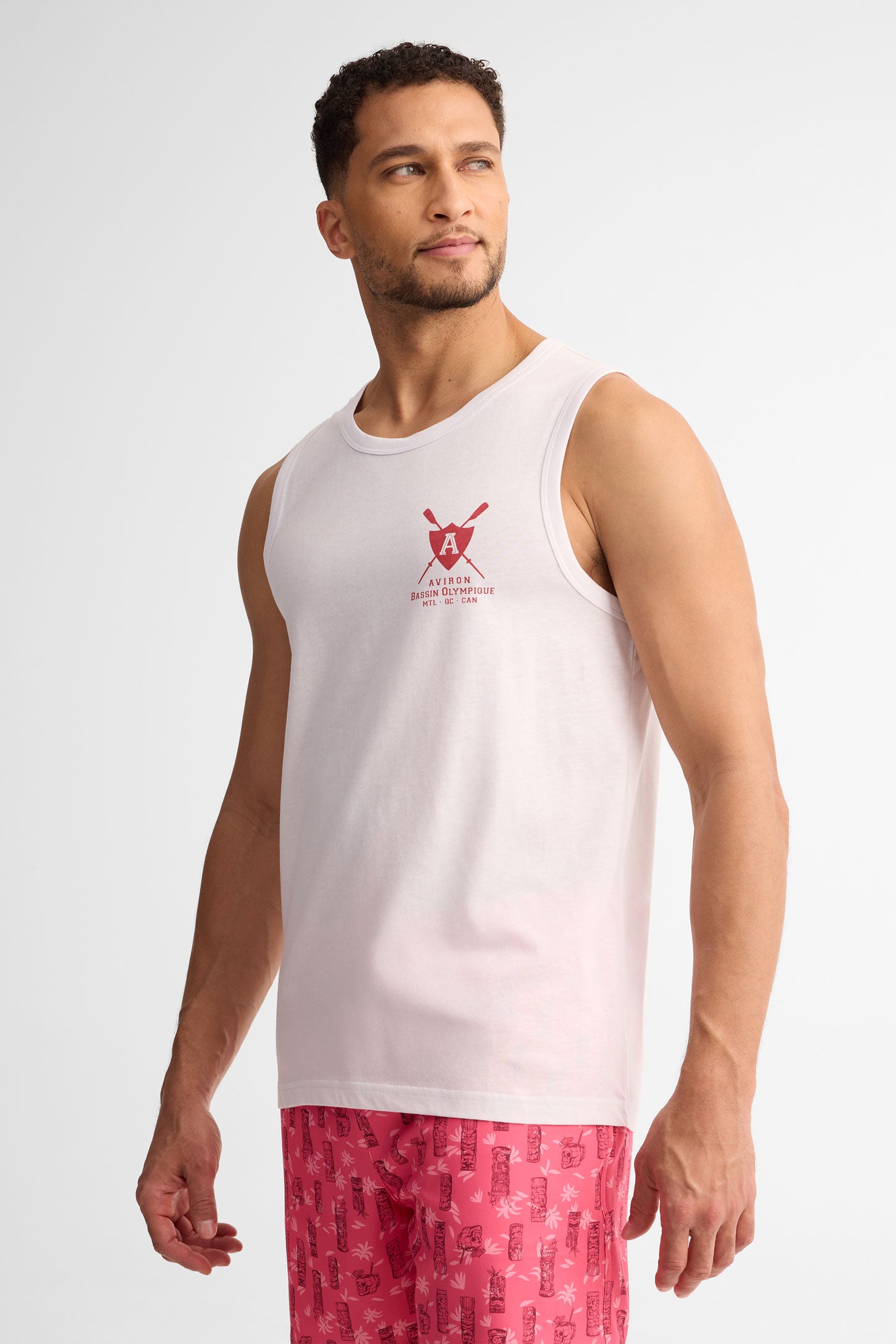 Camisole col rond coton, 2/30$ - Homme && BLANC