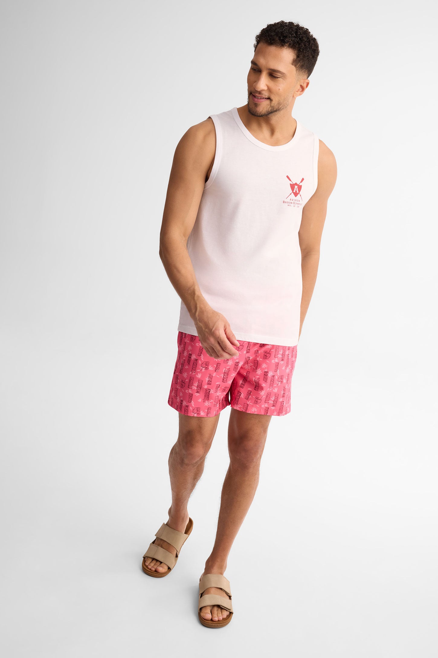 Camisole col rond coton, 2/30$ - Homme && BLANC