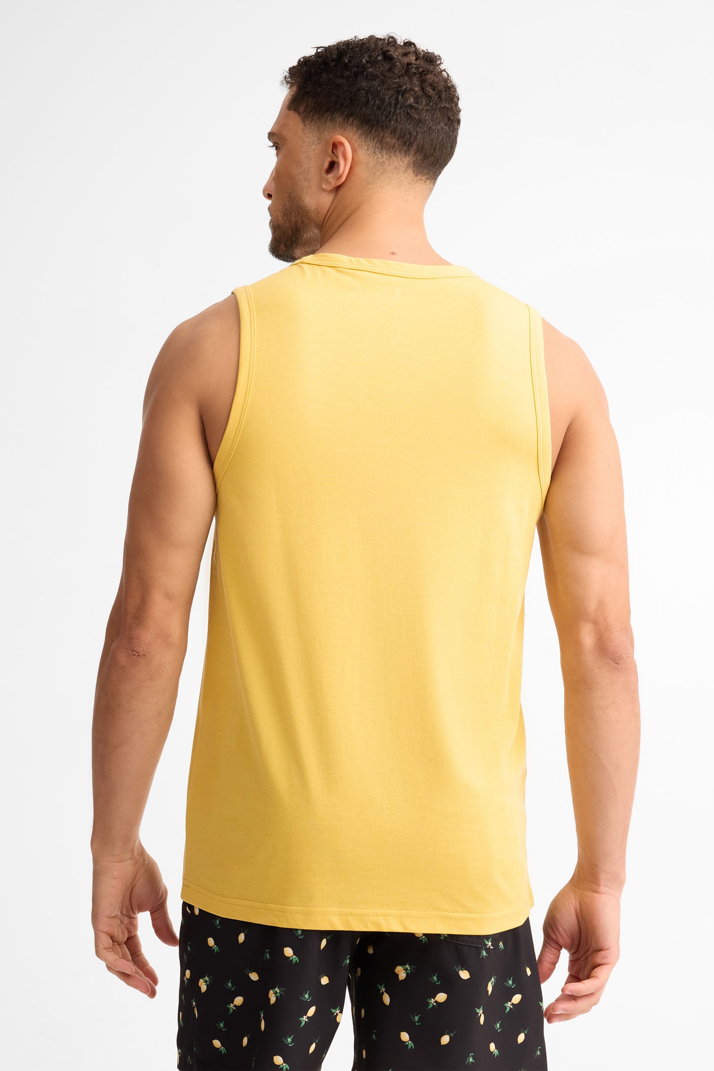 Camisole col rond coton, 2/30$ - Homme && JAUNE