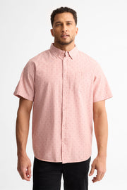 Chemise manches courtes coupe régulière - Homme && ROSE MULTI