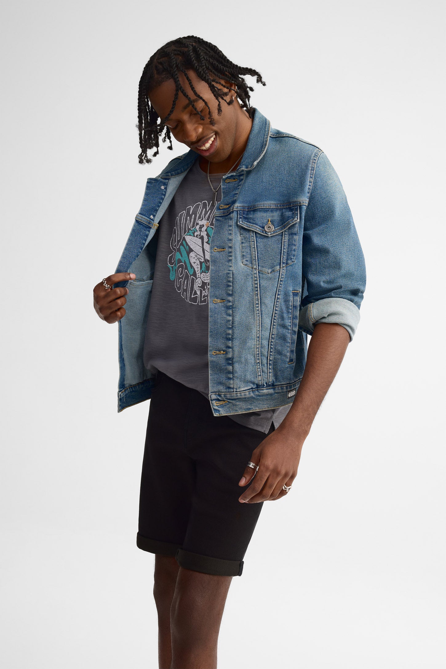 Camisole coupe semi-ajustée coton - Homme && GRIS MULTI