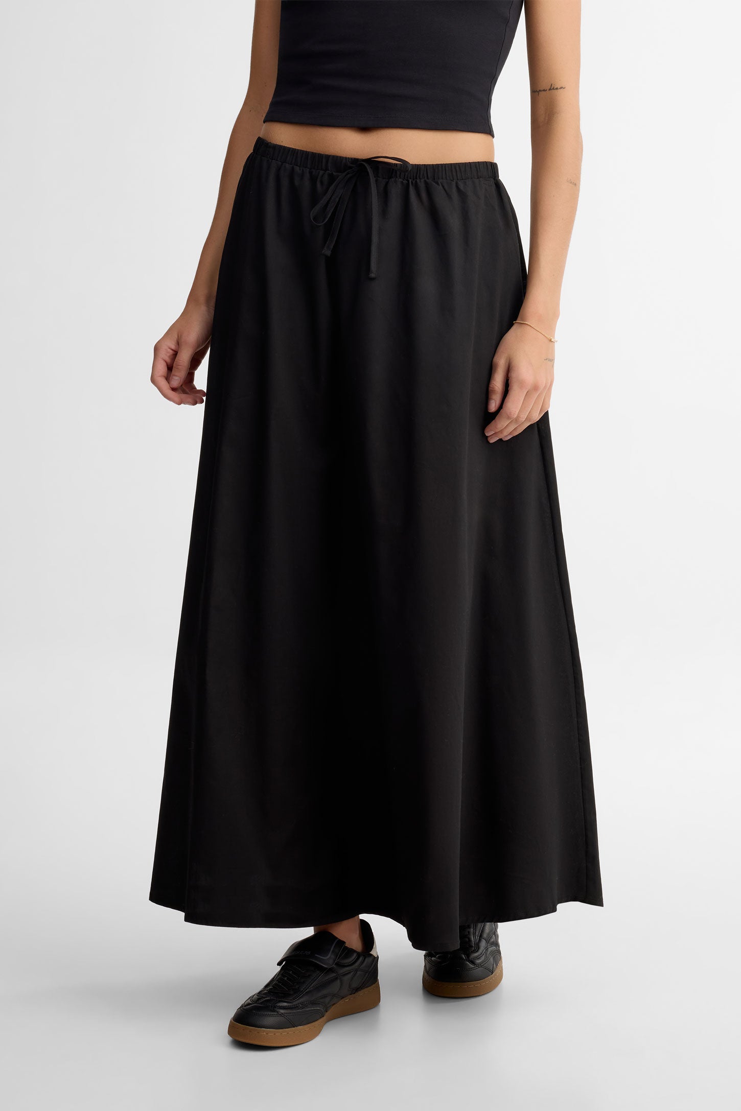 【PORTERNA】prin flare maxi skirt PORTERNA】prin flare maxi skirt Tie Flare Maxi Skirt | Love