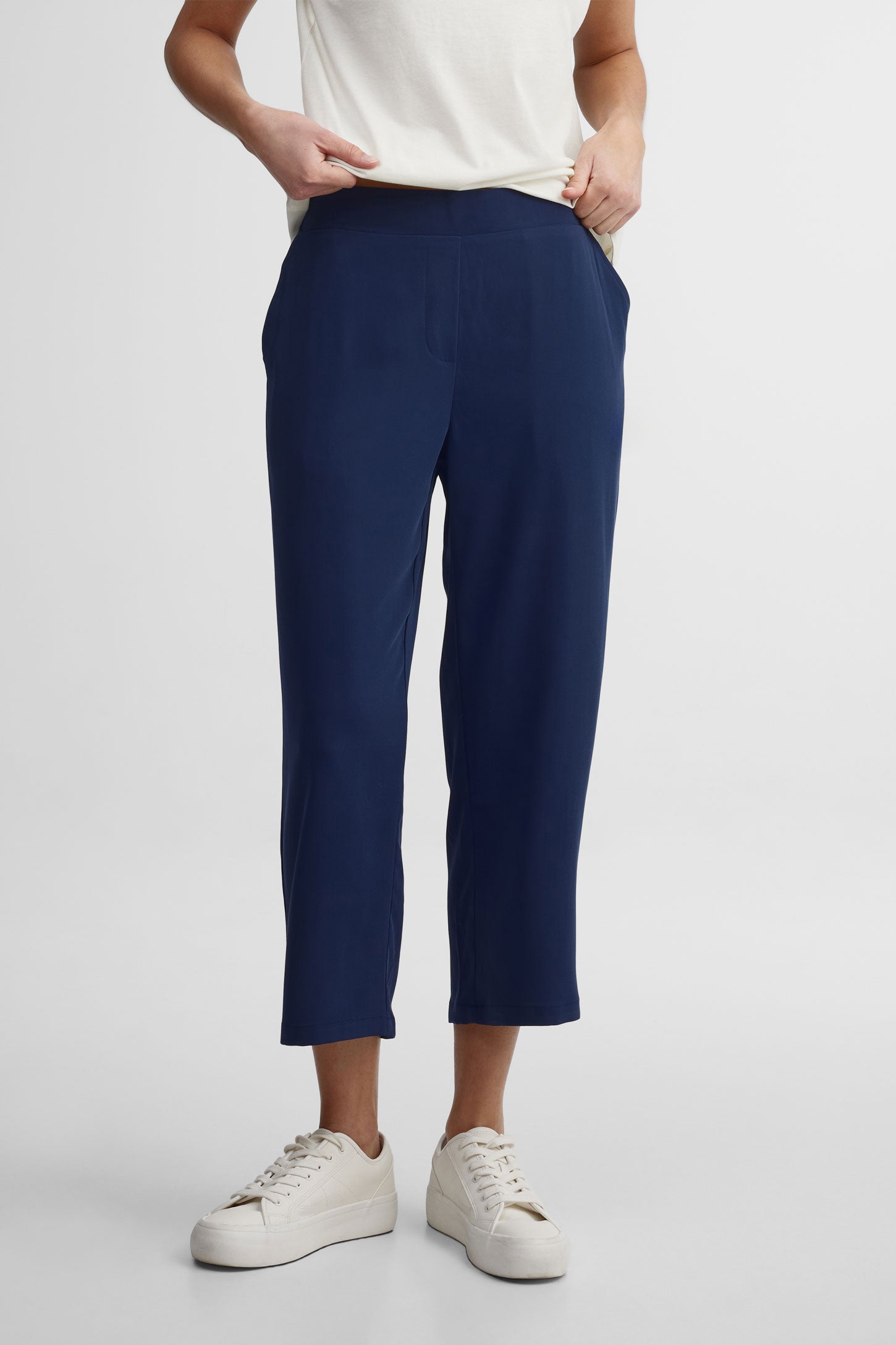 Capri jambe large - Femme && MARIN