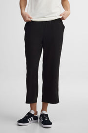 Capri jambe large - Femme && NOIR
