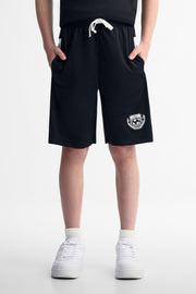 Short taille élastique - Ado garçon && NOIR