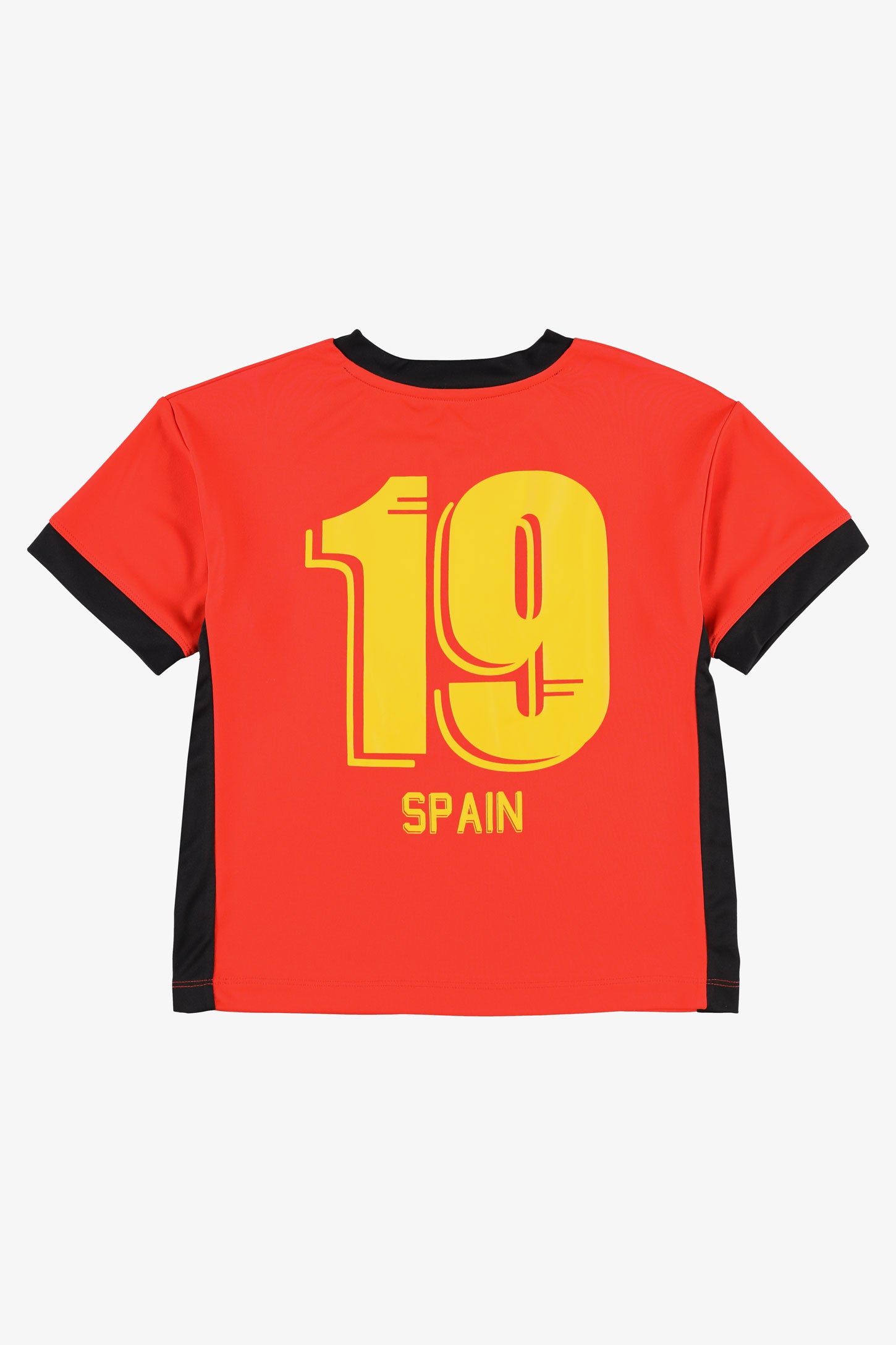T-shirt col rond surdimensionné - Enfant garçon && ROUGE