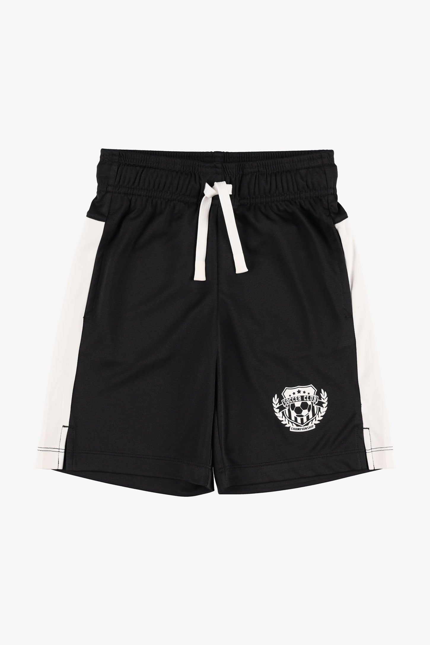 Short taille élastique athlétique - Enfant garçon && NOIR
